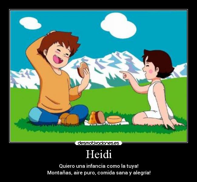 carteles heidi infancia apreciar desmotivaciones