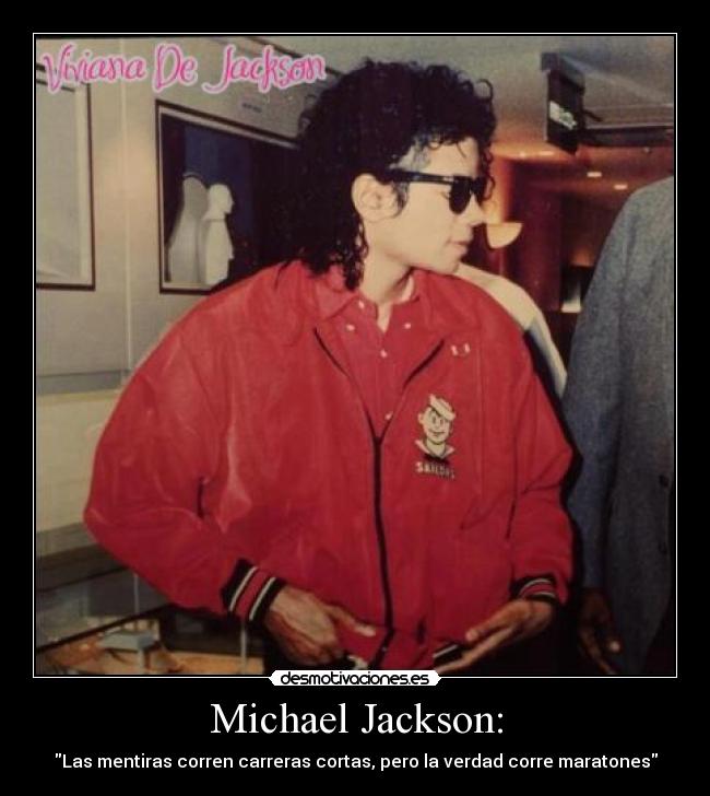 carteles michael jackson frases desmotivaciones