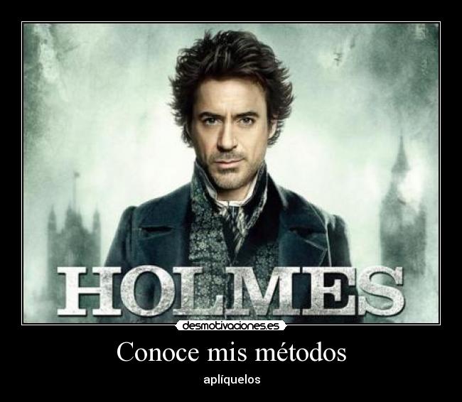 carteles holmes desmotivaciones