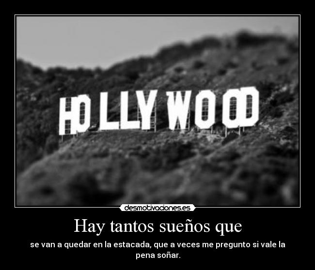 Hay tantos sueños que - 