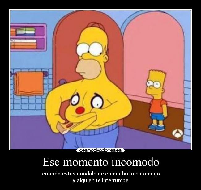 Ese momento incomodo -
