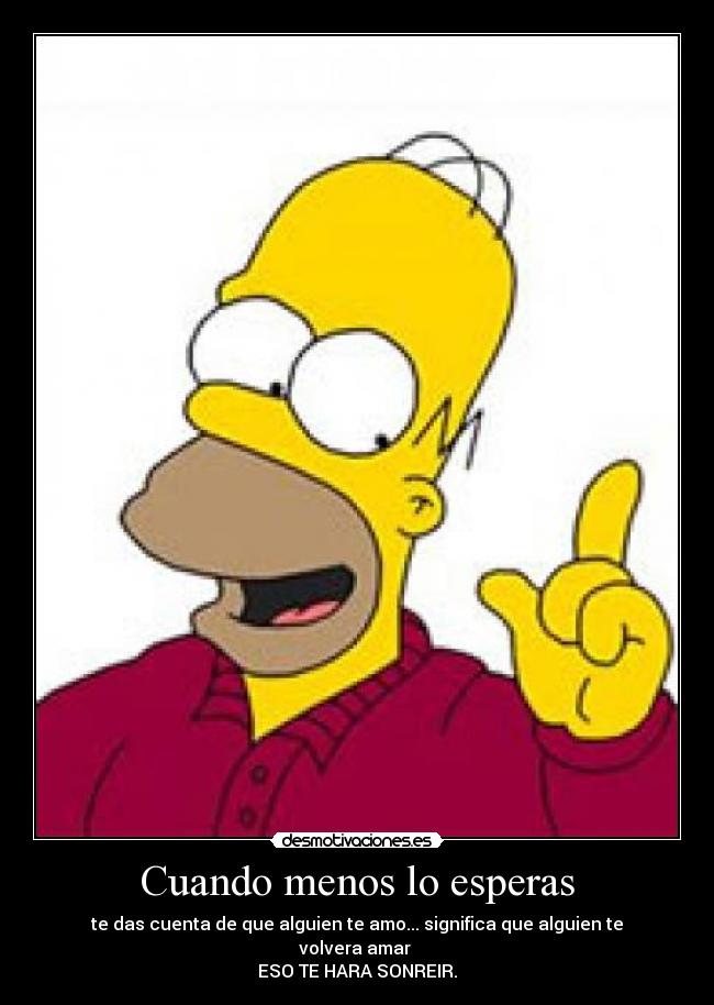 Cuando menos lo esperas - 