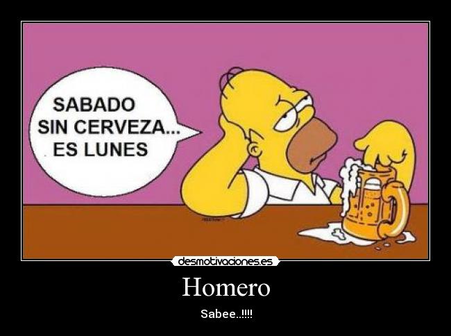 Homero - Sabee..!!!!