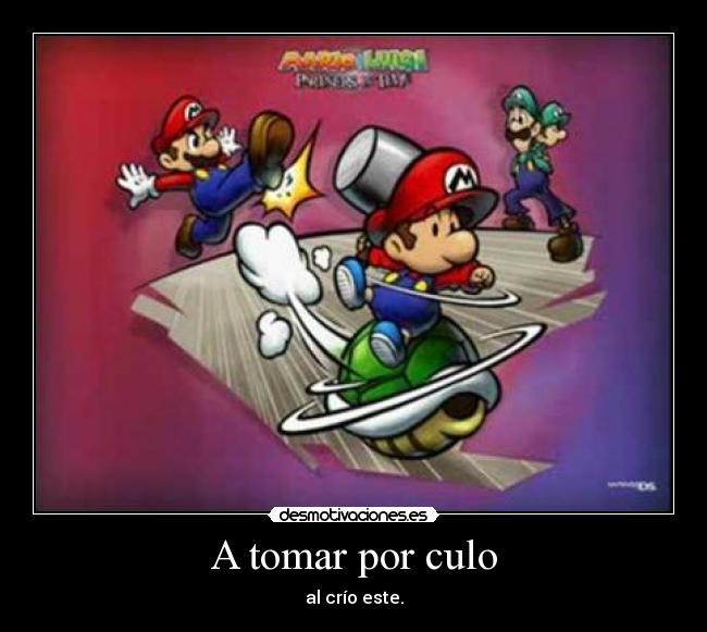 carteles mario luigi bebes companeros tiempo desmotivaciones