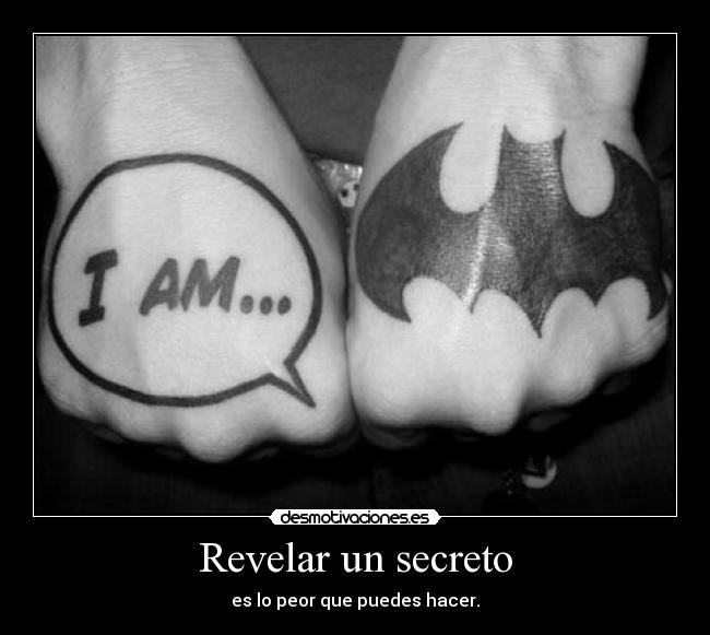 Revelar un secreto - 