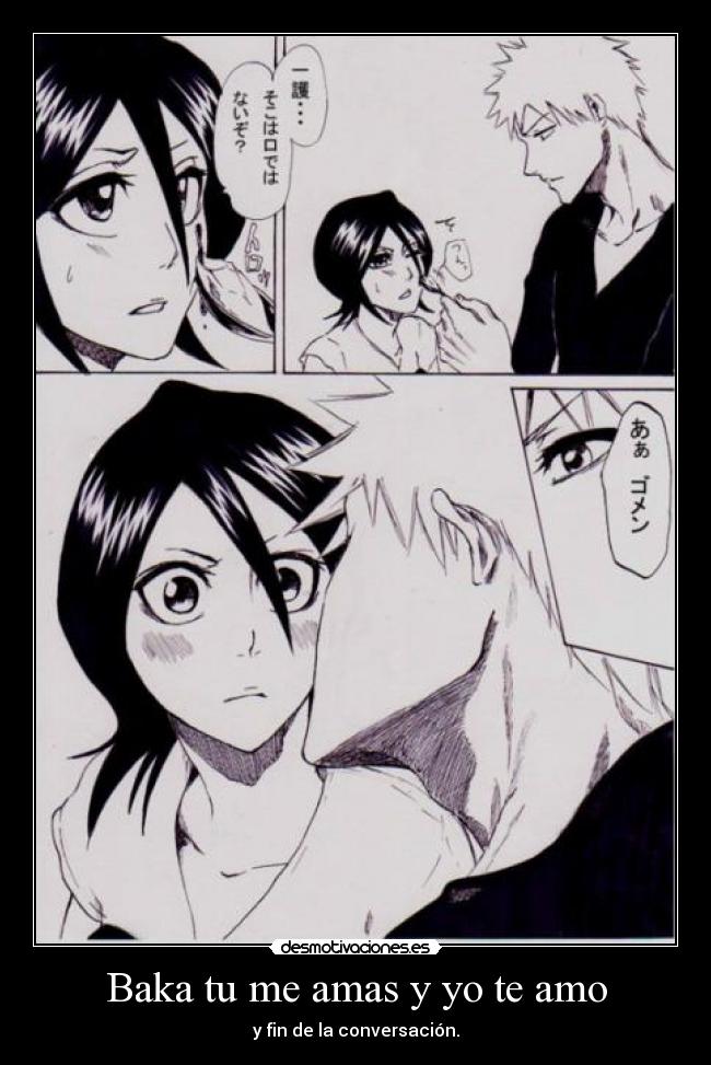 Baka tu me amas y yo te amo -