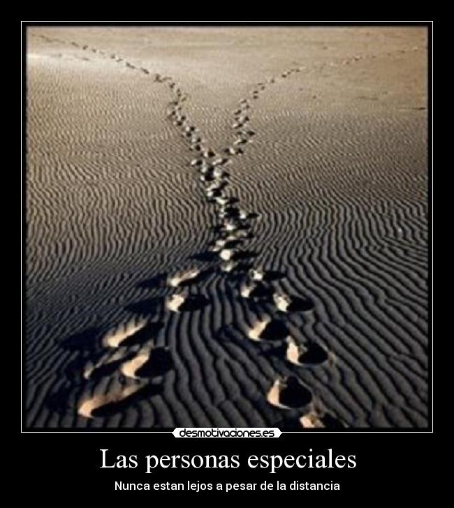 Las personas especiales -