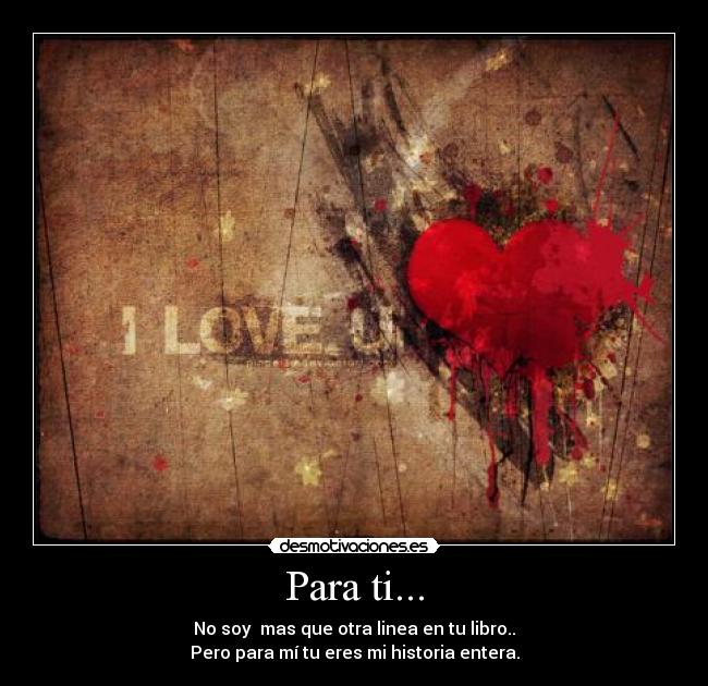 Para ti... -