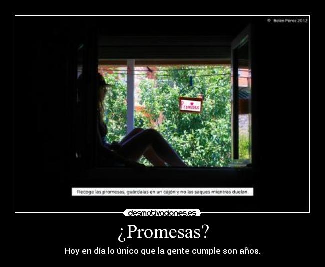 ¿Promesas? - 