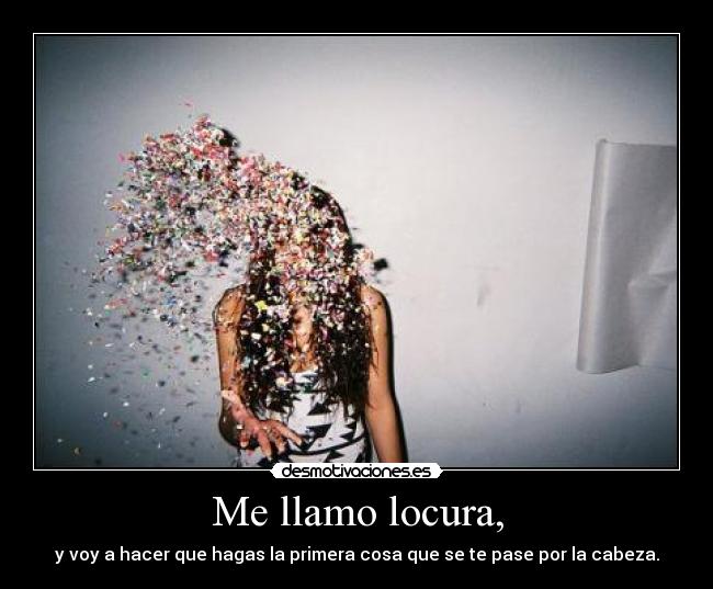 carteles locura alegria estado puro desmotivaciones