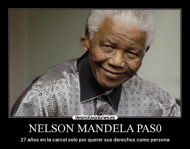 NELSON MANDELA PAS0 - 