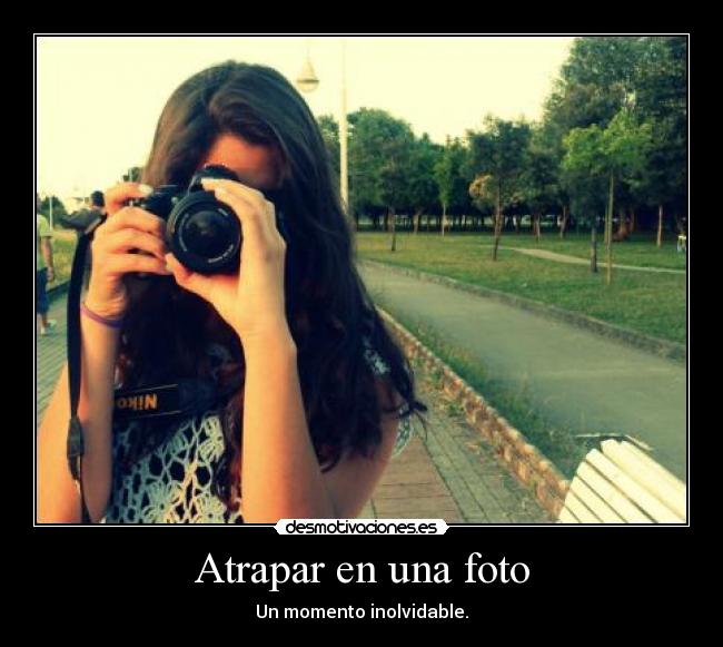 Atrapar en una foto -