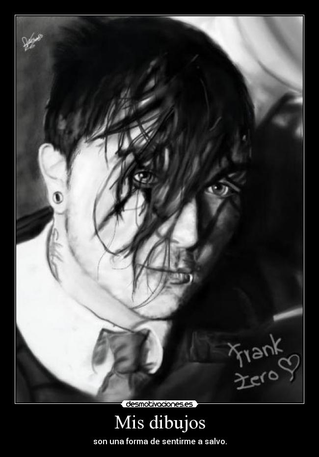 carteles clanart dibujo mio frank iero mcr chemical romance desmotivaciones