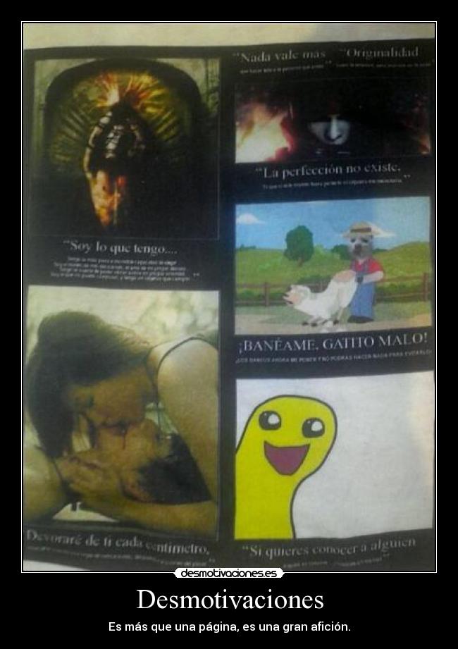 Desmotivaciones - Es más que una página, es una gran afición.