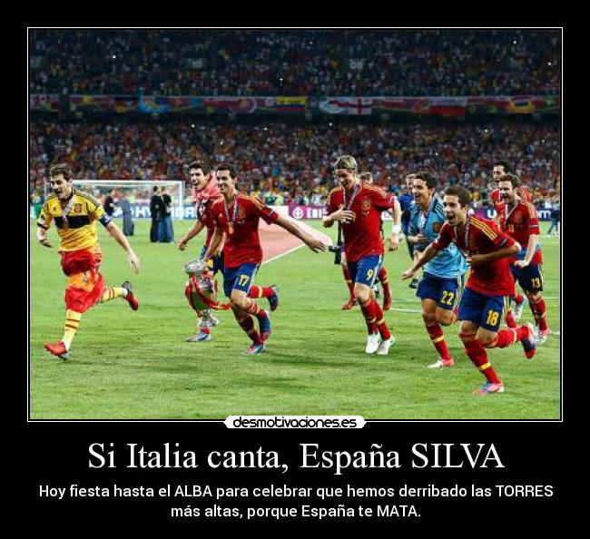 Si Italia canta, España SILVA -