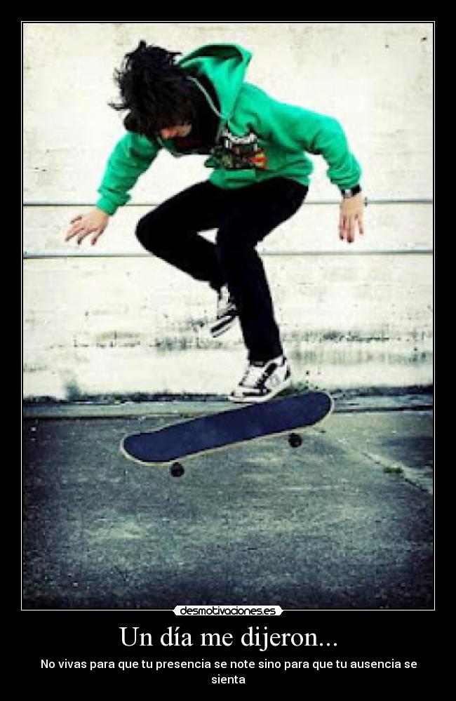 Un día me dijeron... - 