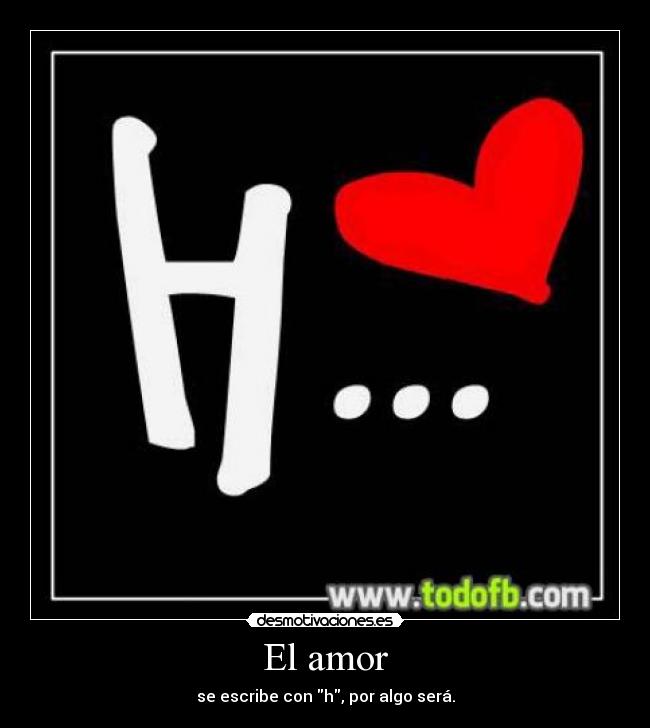 El amor -