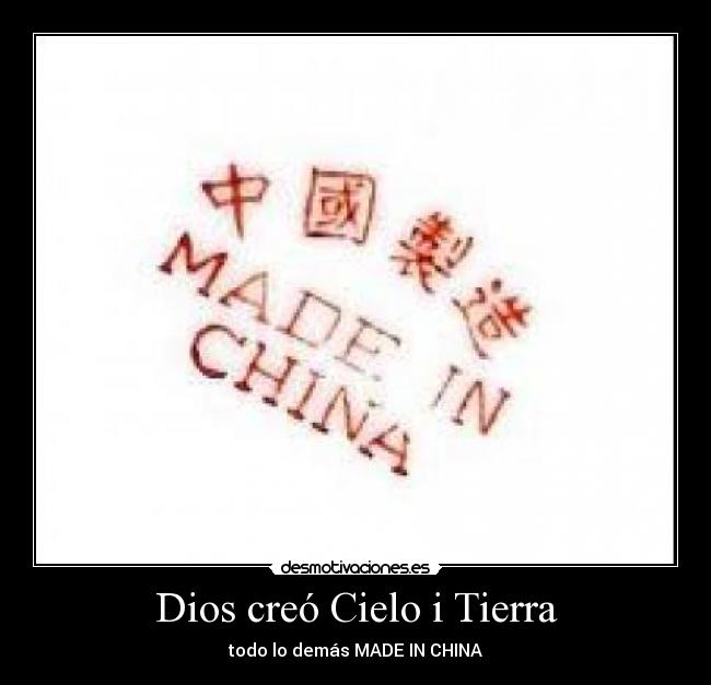 Dios creó Cielo i Tierra -