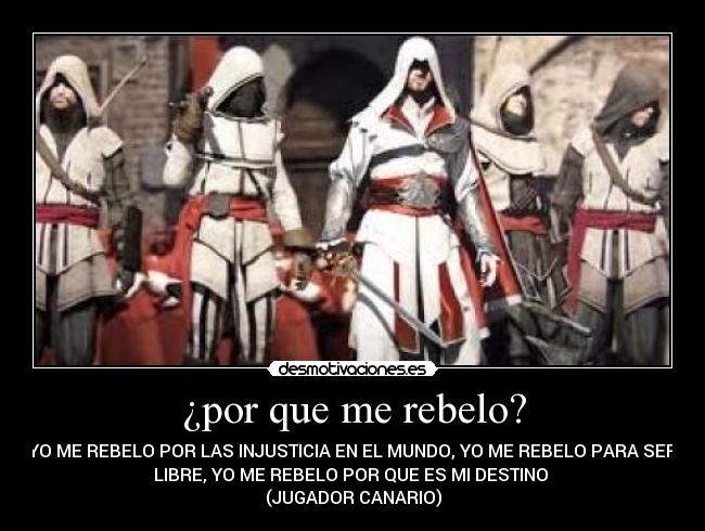¿por que me rebelo? - 