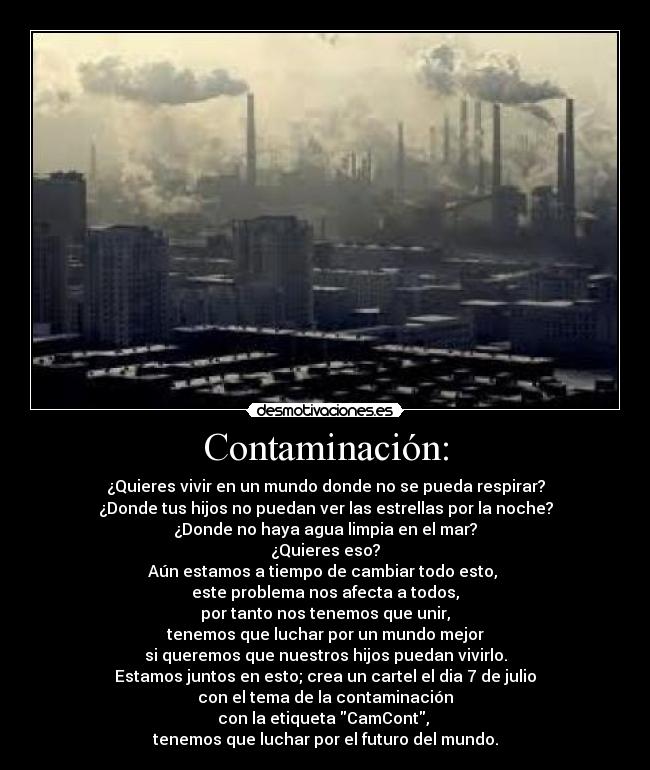 Contaminación: -