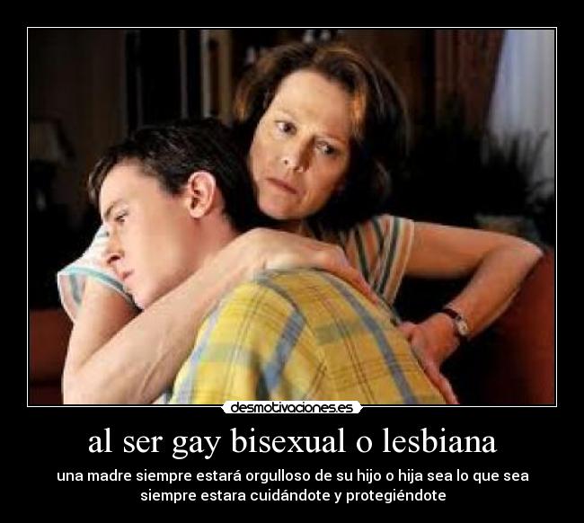 al ser gay bisexual o lesbiana -