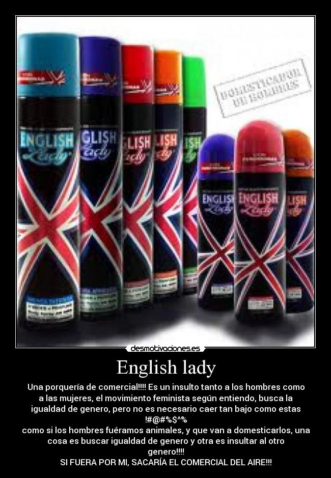 English lady -