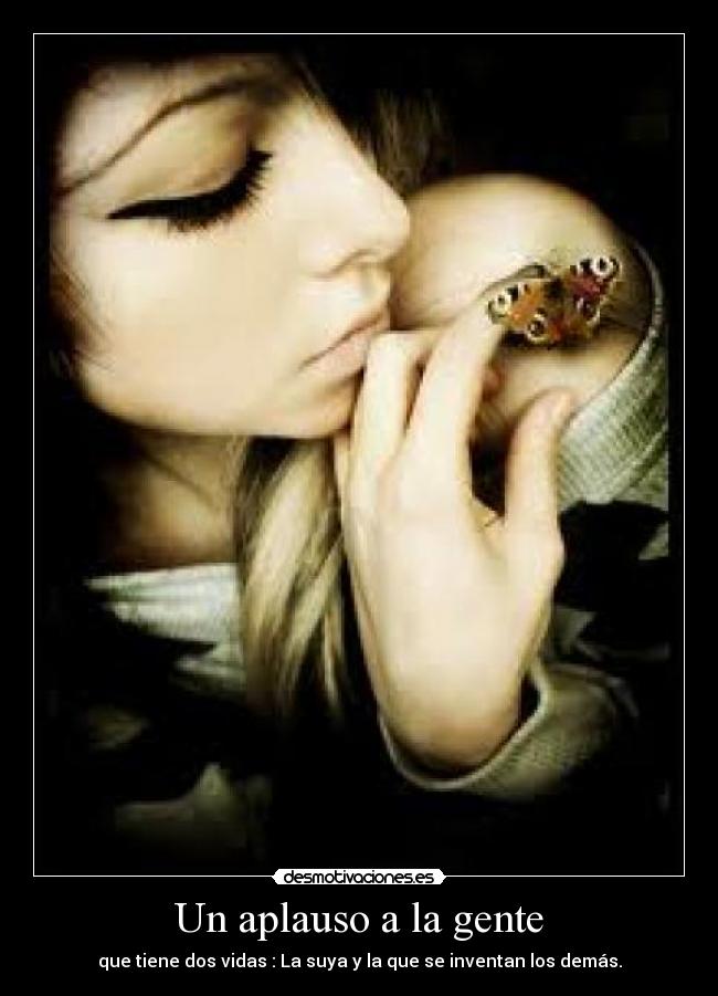 Un aplauso a la gente -