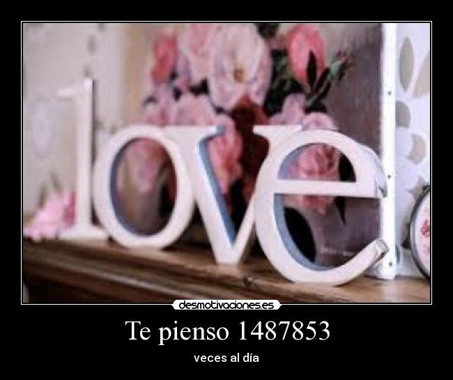 Te pienso 1487853 - veces al día