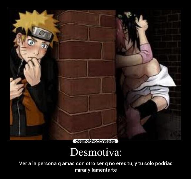 carteles naruto sasuke sakura desmotivaciones