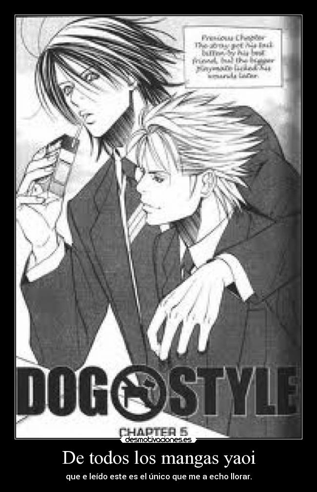 De todos los mangas yaoi -