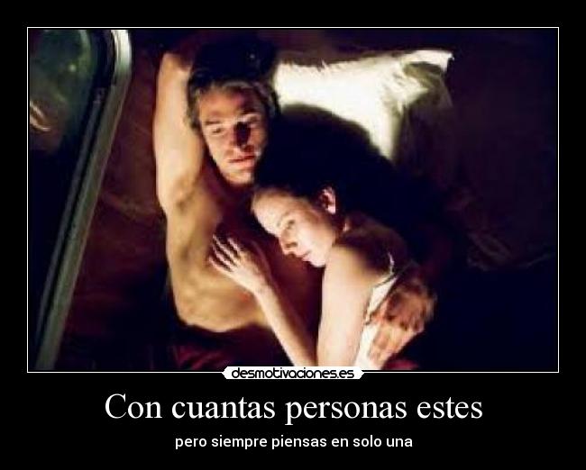 Con cuantas personas estes - 