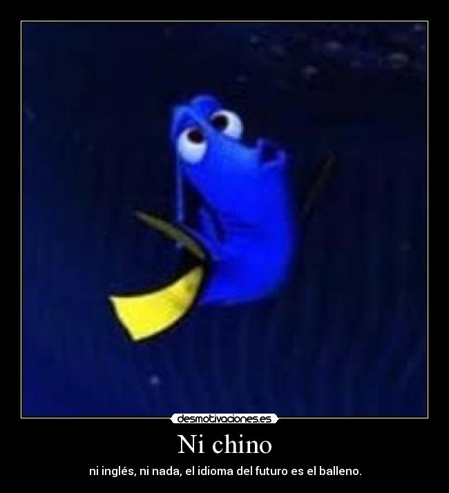 Ni chino - ni inglés, ni nada, el idioma del futuro es el balleno.