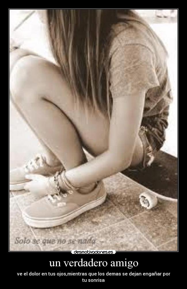 un verdadero amigo -