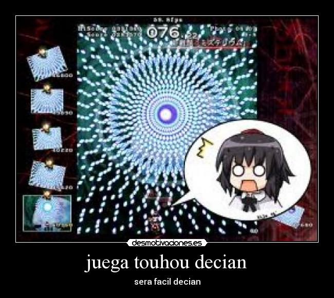 juega touhou decian - sera facil decian
