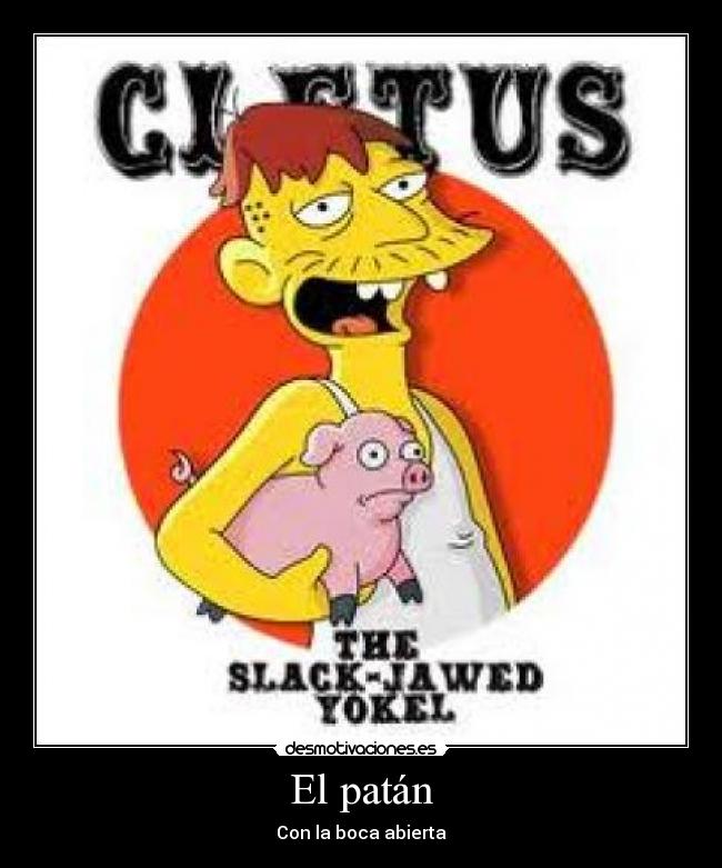 El patán -