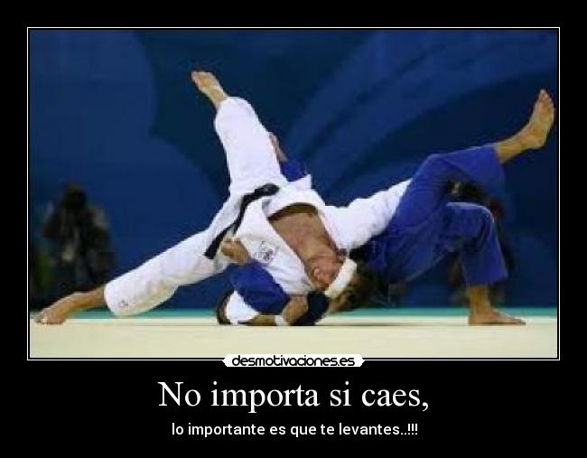No importa si caes, - lo importante es que te levantes..!!!