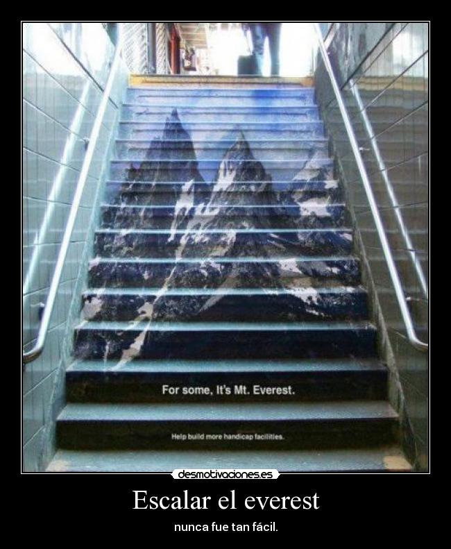 Escalar el everest -