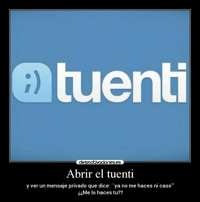 Abrir el tuenti - 