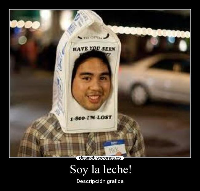 Soy la leche! - Descripción grafica