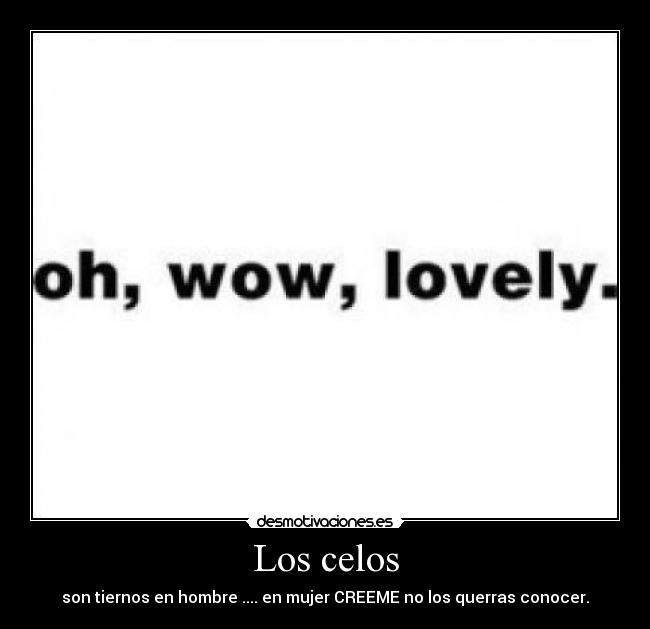 Los celos - 