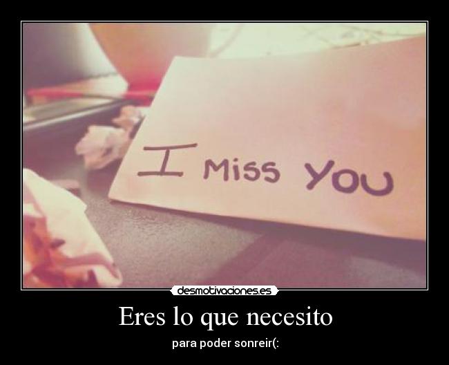 Eres lo que necesito - 