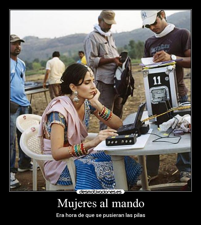 Mujeres al mando -