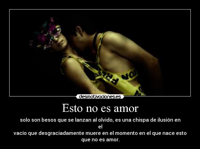 Esto no es amor -