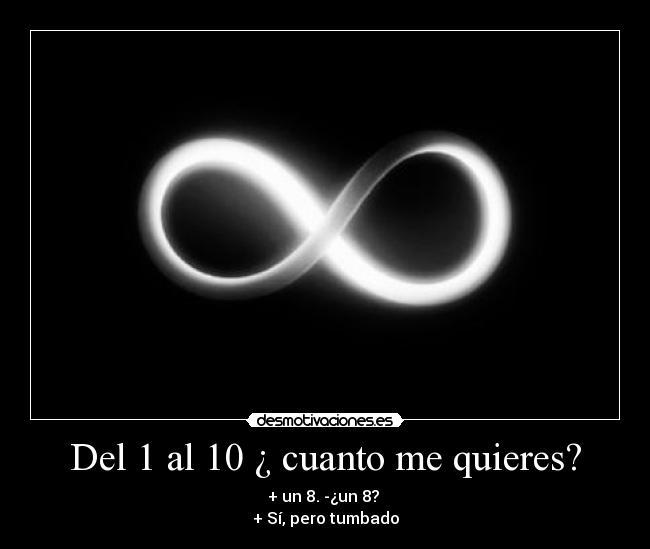 Del 1 al 10 ¿ cuanto me quieres? - 