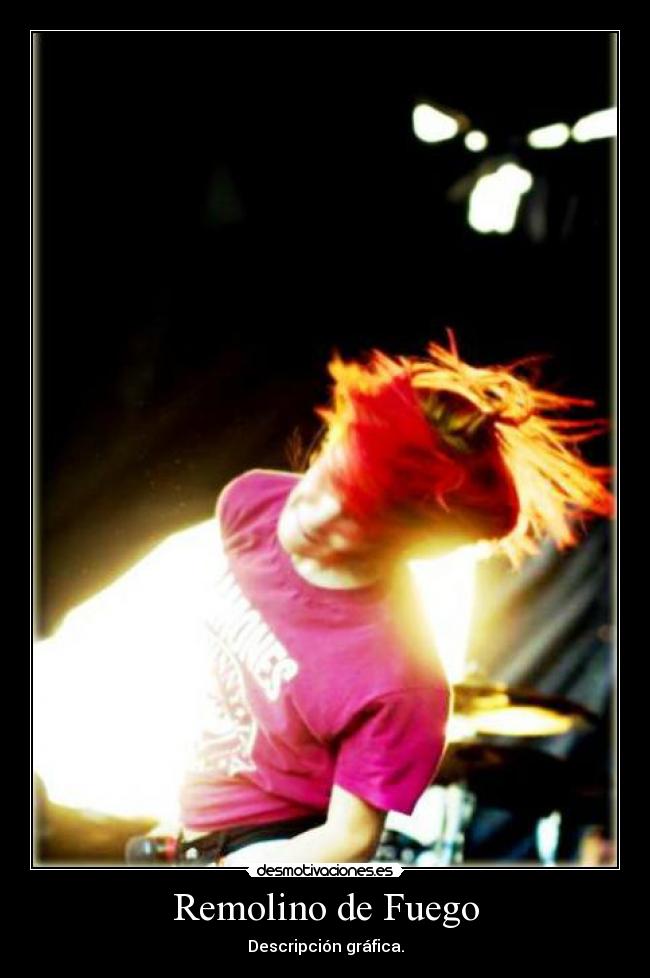 Remolino de Fuego - Descripción gráfica.