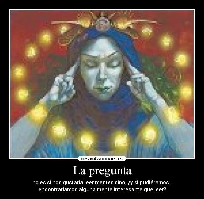 La pregunta -