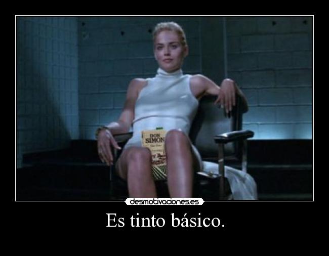Es tinto básico. - 