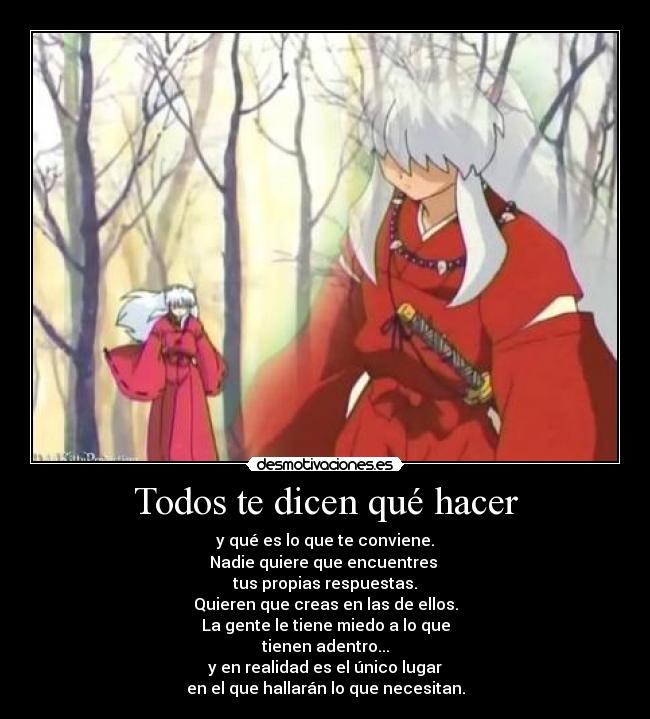 carteles busca tus propias respuestas desmotivaciones