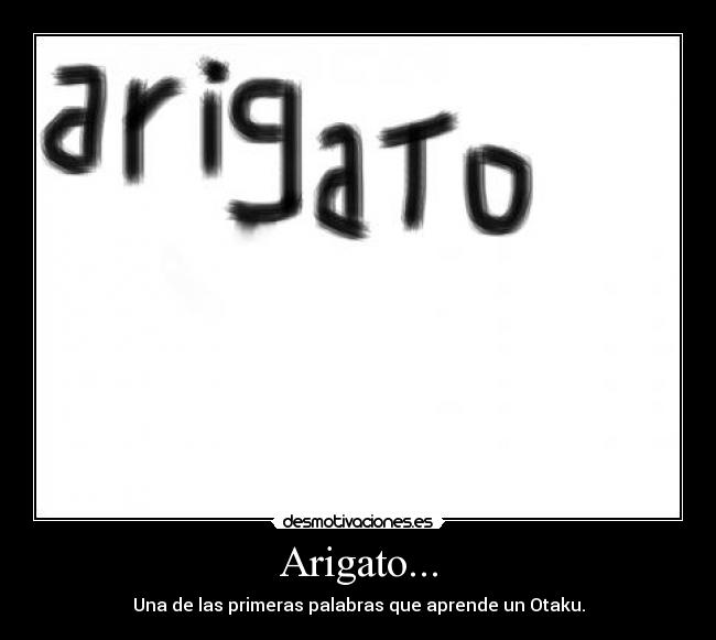 Arigato... -