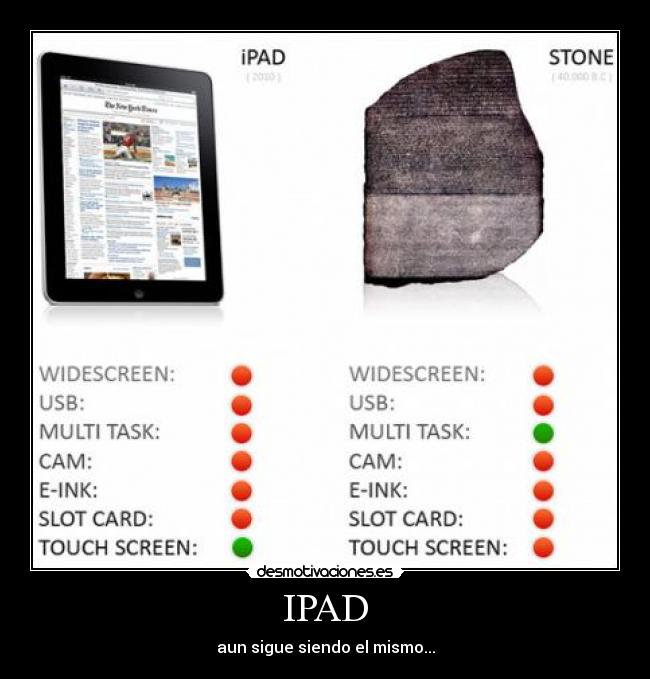 IPAD - aun sigue siendo el mismo...